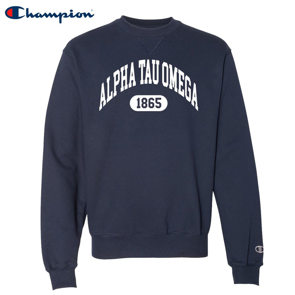 ATO Heavyweight Champion Crewneck Sweatshirt XL / Navy / Alpha Tau Omega