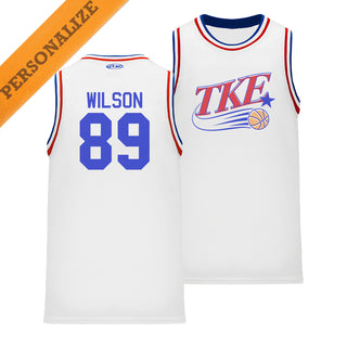 Clearance! Fraternity Personalized Retro Swish Basketball Jersey