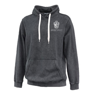 Fraternity Black Sandwash Hoodie