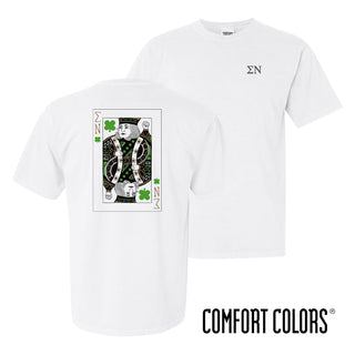 Comfort Colors White Short Sleeve Clover Tee