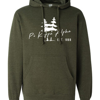 Clearance! Fraternity Army Green Wilderness Hoodie