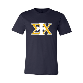 Fraternity Navy Essential Letter Tee