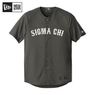 Fraternity New Era Graphite Baseball Jersey