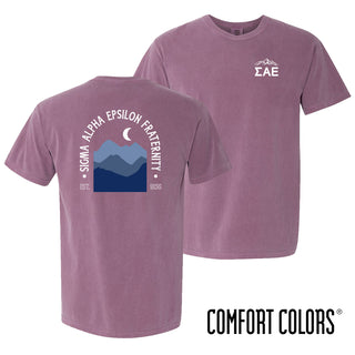 Fraternity Comfort Colors Short Sleeve Berry Exploration Tee