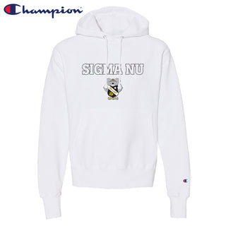 Fraternity Champion Reverse Weave Embroidered Crest Hoodie