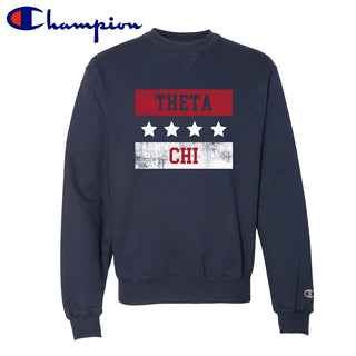 Clearance! Fraternity Red White and Navy Champion Crew