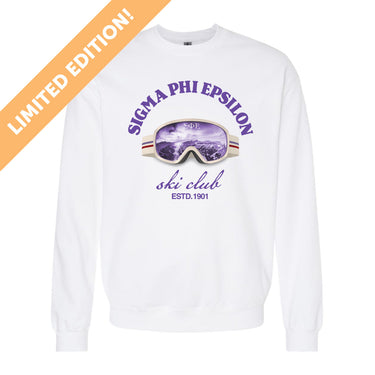 New! SigEp Limited Edition Ski Club Crewneck