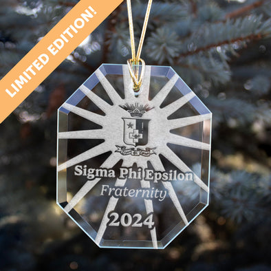 New! SigEp 2024 Limited Edition Retro Holiday Ornament