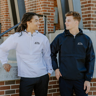 Delt Champion Lightweight Windbreaker | Delta Tau Delta | Outerwear > Jackets