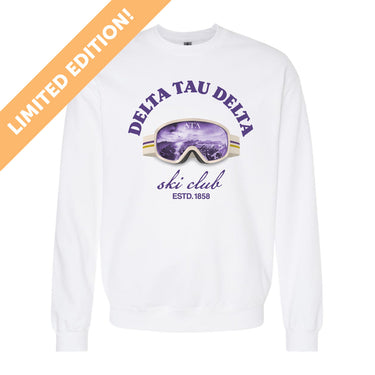 New! Delt Limited Edition Ski Club Crewneck