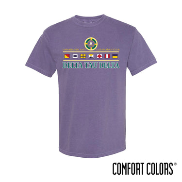 Delt Comfort Colors Vintage Catamaran Club Short Sleeve Tee