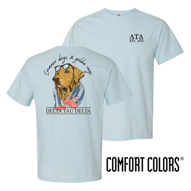 Blue Comfort Colors Retriever Tee