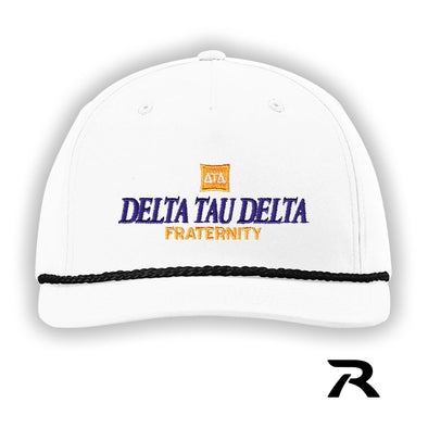 New! Delt White Richardson Rope Hat