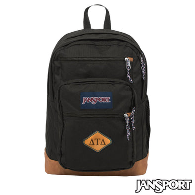 New! Delt JanSport Leather Patch Backpack