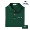 New! Lambda Chi Personalized Peter Millar Tesseract Patterned Polo With Greek Letters