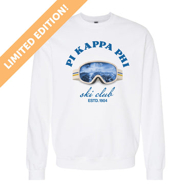 New! Pi Kapp Limited Edition Ski Club Crewneck