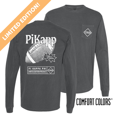 New! Pi Kapp Limited Edition Gridiron Season Long Sleeve Tee