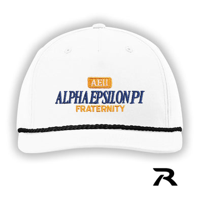 New! AEPi White Richardson Rope Hat