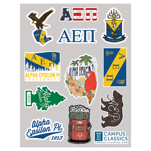 AEPi Sticker Sheet