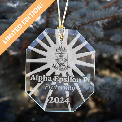 New! AEPi 2024 Limited Edition Retro Holiday Ornament