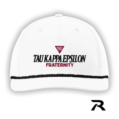 New! TKE White Richardson Rope Hat