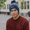 Beta Knitted Pom Beanie