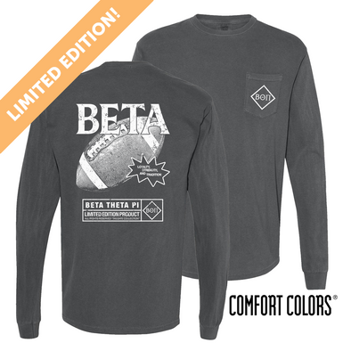 New! Beta Limited Edition Gridiron Season Long Sleeve Tee