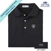 Beta Personalized Peter Millar Black Polo With Symbol