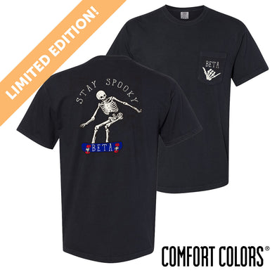 Limited Edition Beta Comfort Colors Stay Spooky Short Sleeve Tee