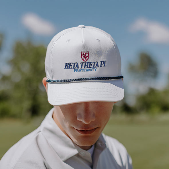 New! Beta White Richardson Rope Hat