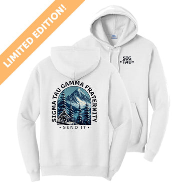 New! Limited Edition Sig Tau Peak Performance Hoodie