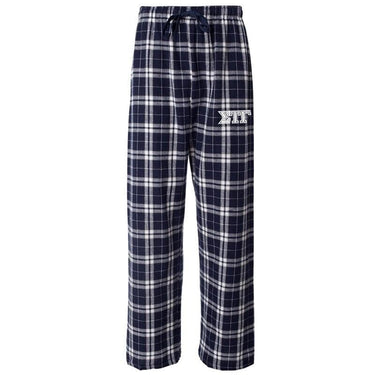 Navy Plaid Flannel Pants