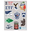 Sig Tau Sticker Sheet