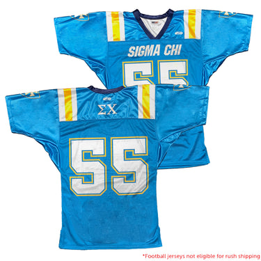 Sigma Chi Sublimated Football Jersey