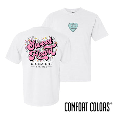 Comfort Colors Sweetheart White Short Sleeve Tee