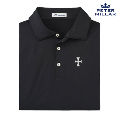 Sigma Chi Peter Millar Black Polo With Symbol