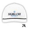 New! Sigma Chi White Richardson Rope Hat