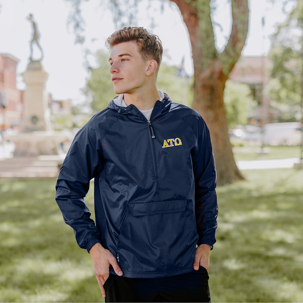 New! ATO Classic 1/4 Zip Rain Jacket