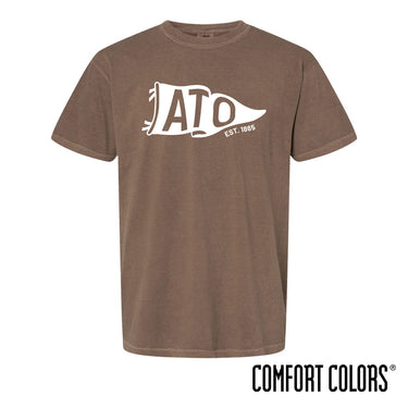 ATO Comfort Colors Brown Pennant Short Sleeve Tee