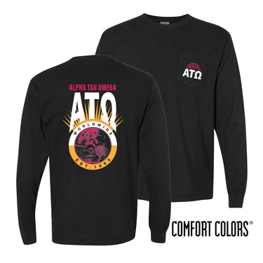 ATO Comfort Colors Retro Worldwide Long Sleeve Tee