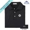 ATO Personalized Peter Millar Black Polo With Symbol