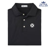 New! ATO Peter Millar Black Polo With Symbol