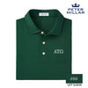 ATO Personalized Peter Millar Tesseract Patterned Polo With Greek Letters