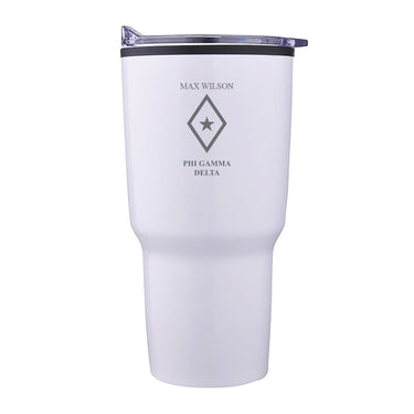 Personalized 30oz White Tumbler