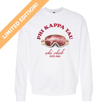 New! Phi Tau Limited Edition Ski Club Crewneck