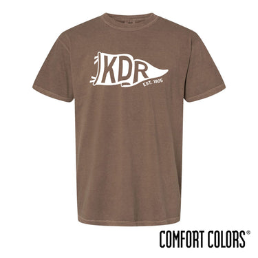 KDR Comfort Colors Brown Pennant Short Sleeve Tee