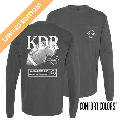 New! KDR Limited Edition Gridiron Season Long Sleeve Tee