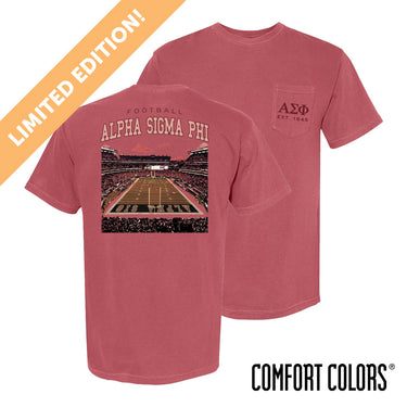 Alpha Sig Limited Edition Comfort Colors Stadium Spirits Short Sleeve Tee