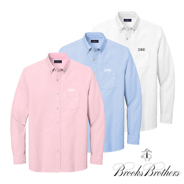 SigEp Brooks Brothers Oxford Button Up Shirt