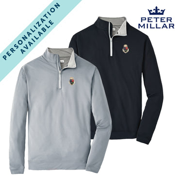 Delt Personalized Peter Millar Perth Stretch Quarter Zip